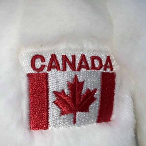 TY Beanie Buddy Maple Bear Plush Stuffed Animal Canada Flag Toy with Hang Tag - Picture 3 of 13